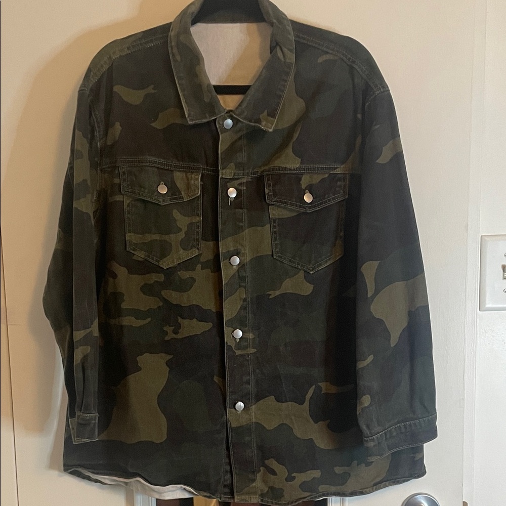 Bundle 4 for $20 SHEIN Camouflage Jean Jacket